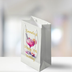 Söt i Rosa Theme Cocktail 30års födelsedag