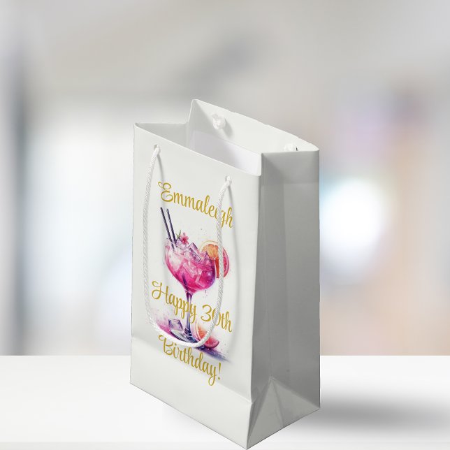 Söt i Rosa Theme Cocktail 30års födelsedag (Skapare uppladdad)