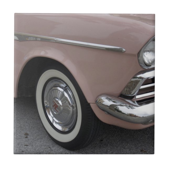 Söt i rosor kakelplatta (Framsidan)