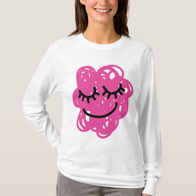 Söt i rosor tröja (Framsida)