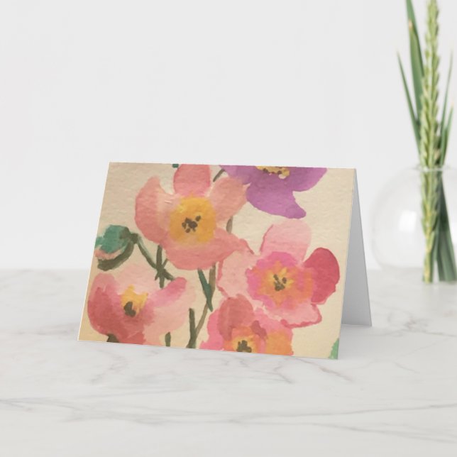 Söt I Tänka Greeting Card 2 Kort (Framsida)