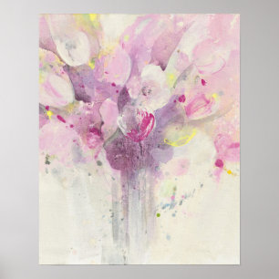 SÖT i VÅR Mjuk Rosa Bouquet Poster