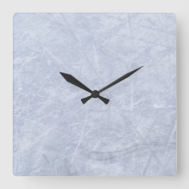 Söt Ice Blue Wall Clock Fyrkantig Klocka