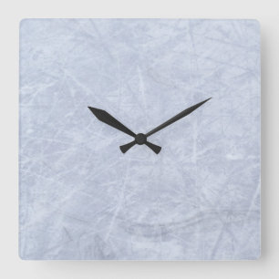 Söt Ice Blue Wall Clock Fyrkantig Klocka