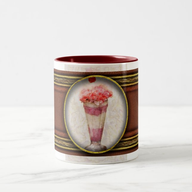 Söt - Ices Cream - Ice Cream Flyter Två-Tonad Mugg (Center)