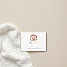 Söt Igelkott Baby Shower Blöja Lotteri Tilläggskort
