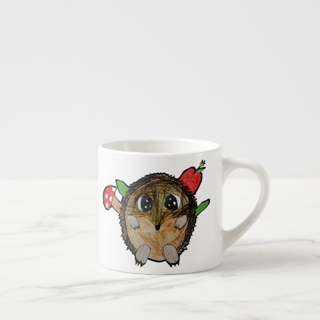 Söt Igelkott Espressomugg (Höger)