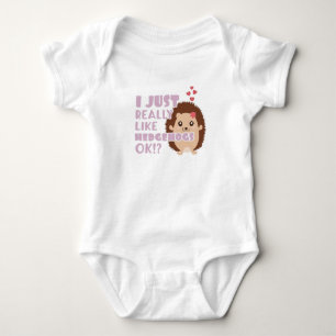 Söt Igelkott Jag Gillar Verkligen Igelkotter OK? T Shirt