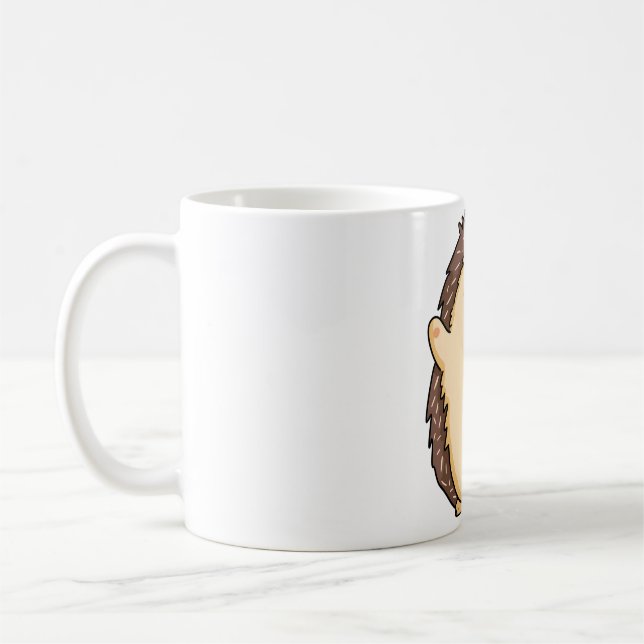 Söt Igelkott Kaffemugg (Vänster)