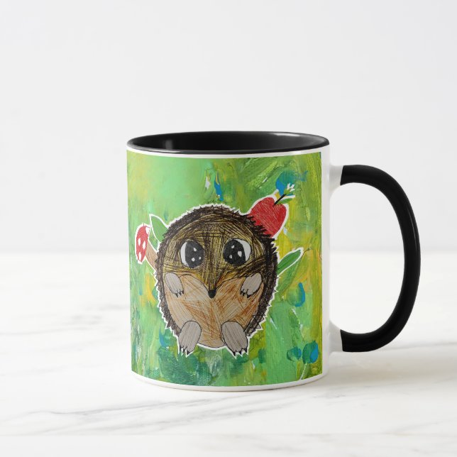 Söt Igelkott Mugg (Höger)