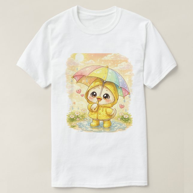 Söt Igelkott T-Shirt – Bedårande Skogsdjur  (Design framsida)
