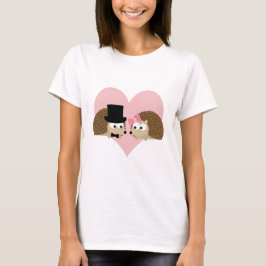 Söt igelkottpar tee shirt