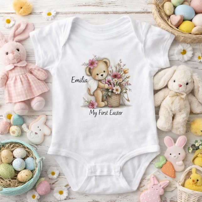 Söt illustration av första påsken med lejon t shirt (Skapare uppladdad)