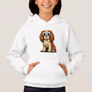 Söt illustration av valp med googly-ögon t shirt