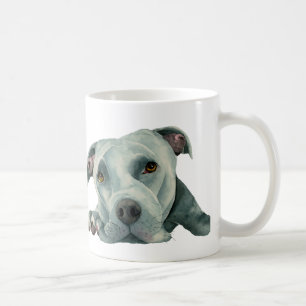 Söt illustration för vattenfärg för groptjurhu kaffemugg