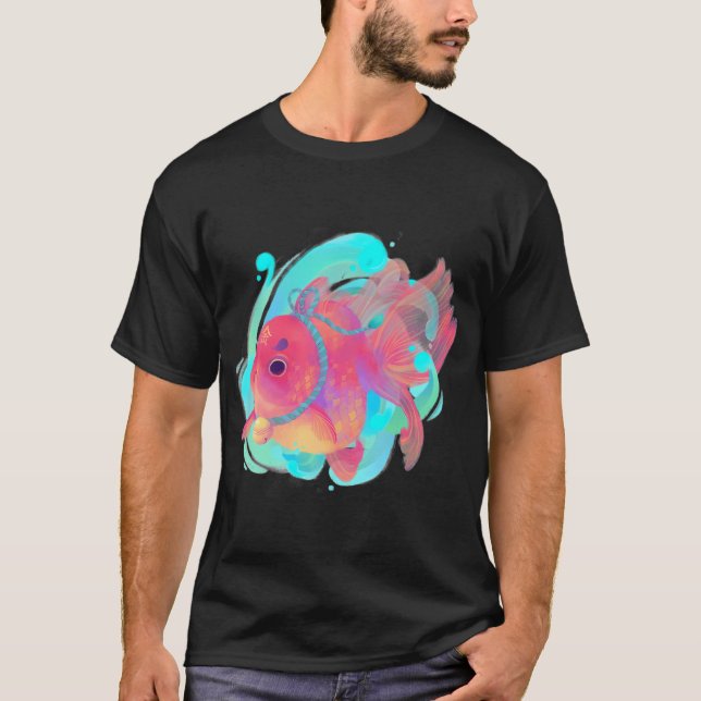 Söt Ilsken Fisk T Shirt (Framsida)