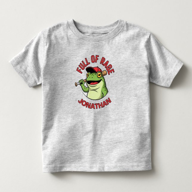Söt Ilsken Groda T Shirt (Framsida)