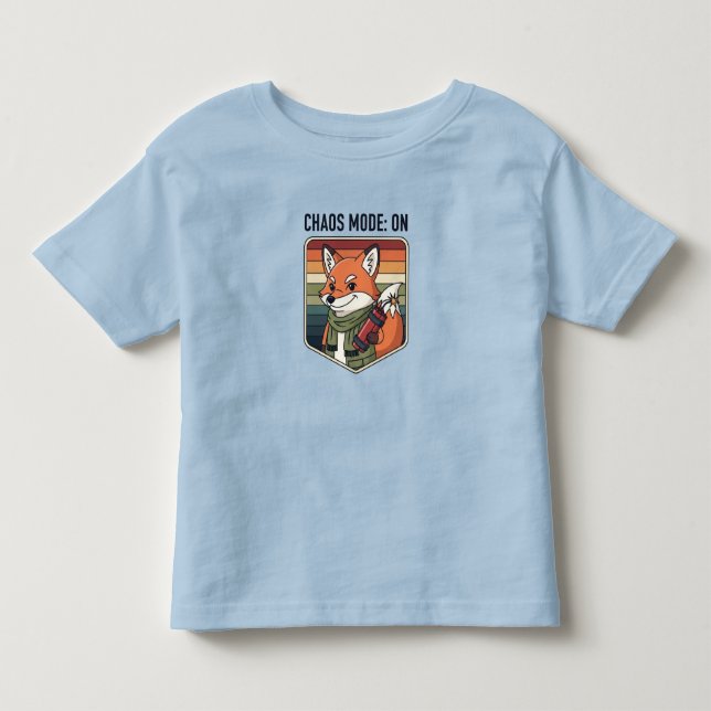 Söt Ilsken Räv T Shirt (Framsida)