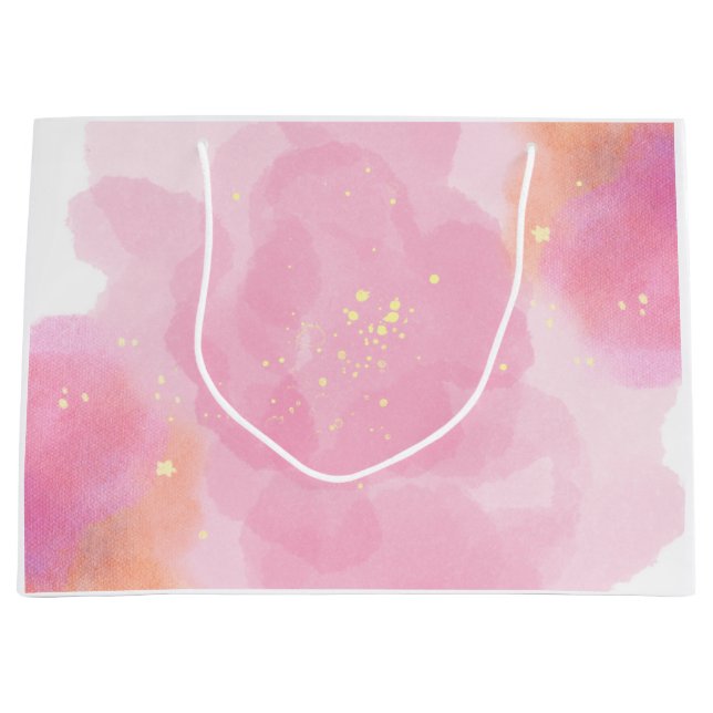 "Söt in Rosa" Abstrakt Gift Bag (Framsidan)