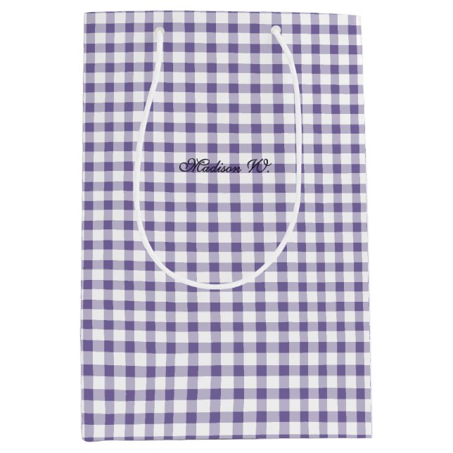 Söt indigo-gingham-mönster (Framsidan)