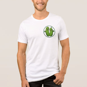 Söt inlagd gurka-par rolig Kawaii-gurka T-shirt fö
