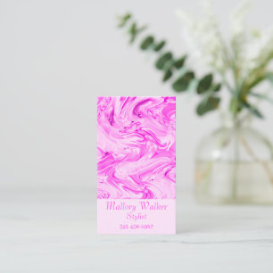 Söt inom Rosa Shock rosa  Rosa Visitkort