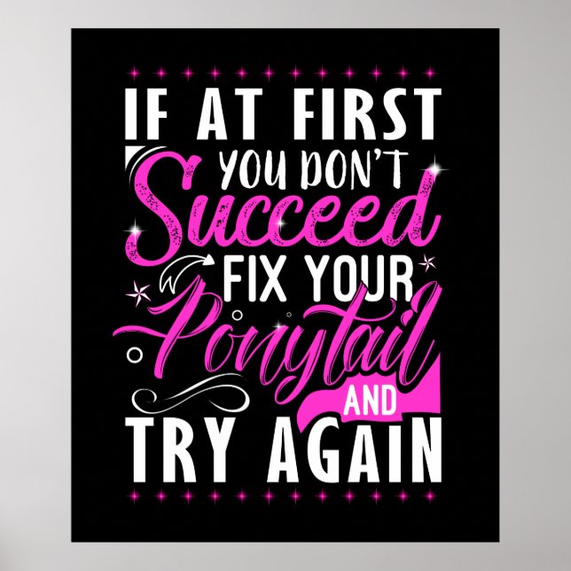 söt inspirerande ord art Business Poster (Framsidan)
