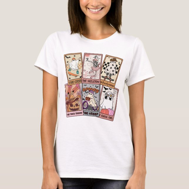 Söt, inte Spooky Tarot Tee (Framsida)