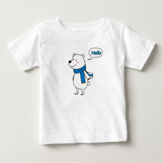 Söt isbjörn baby shower med kärlek- sött t shirt