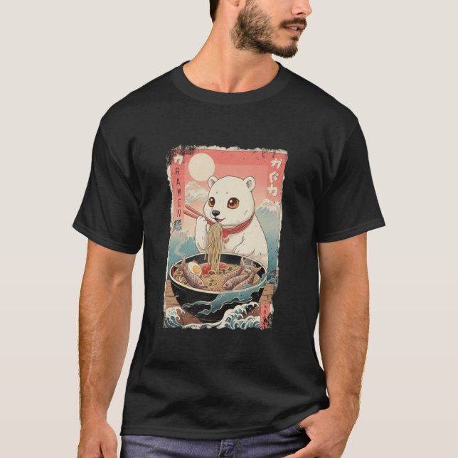 Söt isbjörn t shirt (Framsida)