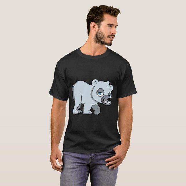 Söt Isbjörn T Shirt (Hel framsida)