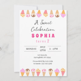 Söt ischippartiets inbjudan