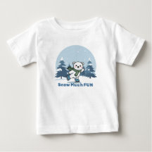 Söt isdansande isbjörn vinter T-shirt för barn