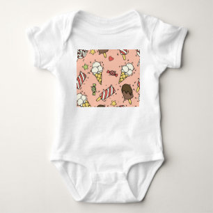 Söt isglass & raggarstång: Sömlös T Shirt