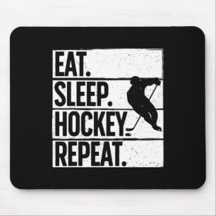 Söt ishockey för män kvinnor ishockeyälskare målva musmatta