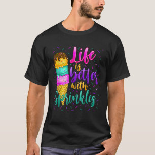Söt iskräm med Sprinkle T Shirt