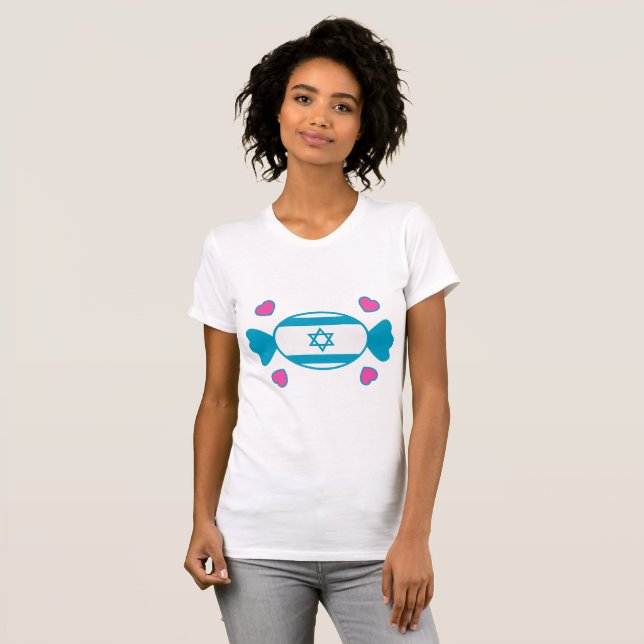 Söt israelisk tee shirt (Hel framsida)