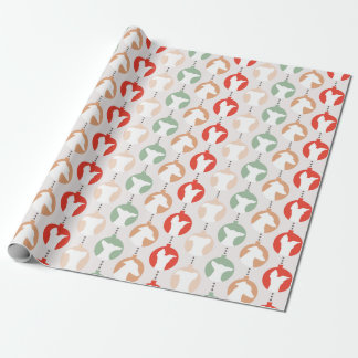Söt Italienska Greyhound Ornament Wrapping Papprar Presentpapper