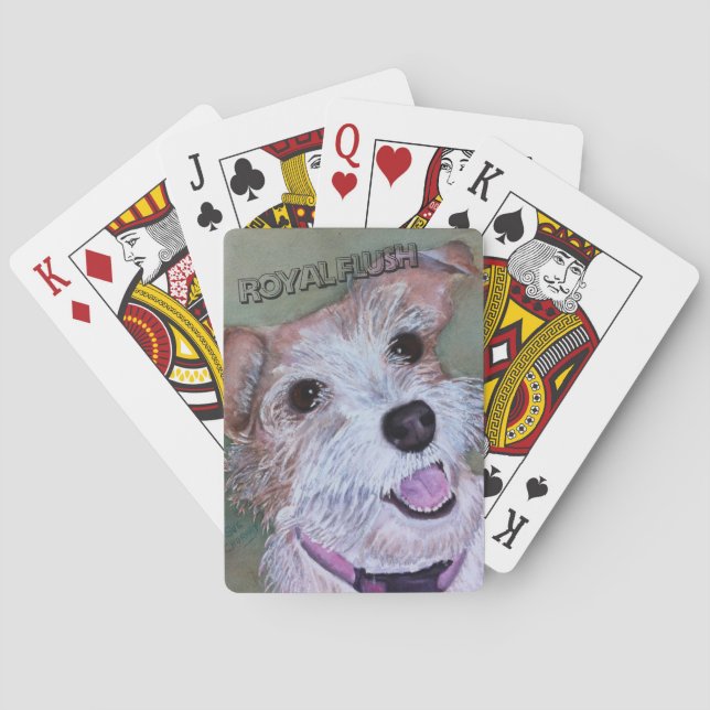 SÖT JACK RUSSELL CASINOKORT (Baksidan)