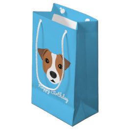 Söt Jack Russell liten presentpåse