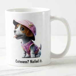 Söt Jack Russell Terrier Kaffemugg