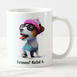 Söt Jack Russell Terrier Kaffemugg