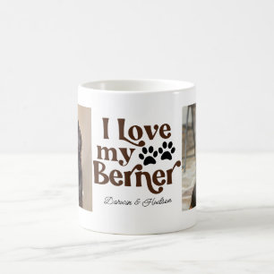 Söt jag älskar min Berner Berner Sennenhund 2 Foto Kaffemugg