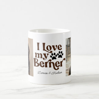 Söt jag älskar min Berner Berner Sennenhund 2 Foto Kaffemugg