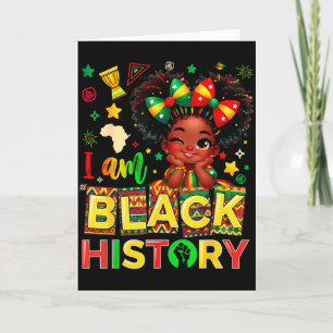 Söt jag är svart historia afroamerikansk tjej tonå kort