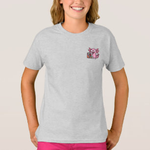 Söt jag Axolotl Frågor aztec Oh Nej röd knapp T Shirt