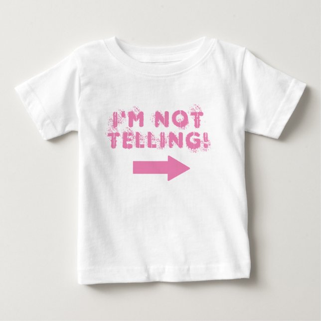 Söt "Jag säger inte!" Citat med pil T Shirt (Framsida)
