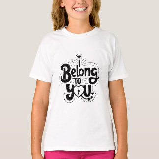 Söt jag tillhör dig  t shirt