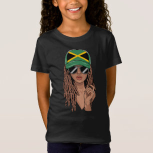 Söt Jamaican och Loc'd Up! Proud Jamaican Hair T Shirt