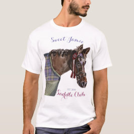 Söt Jamie Saddle-klubb T Shirt